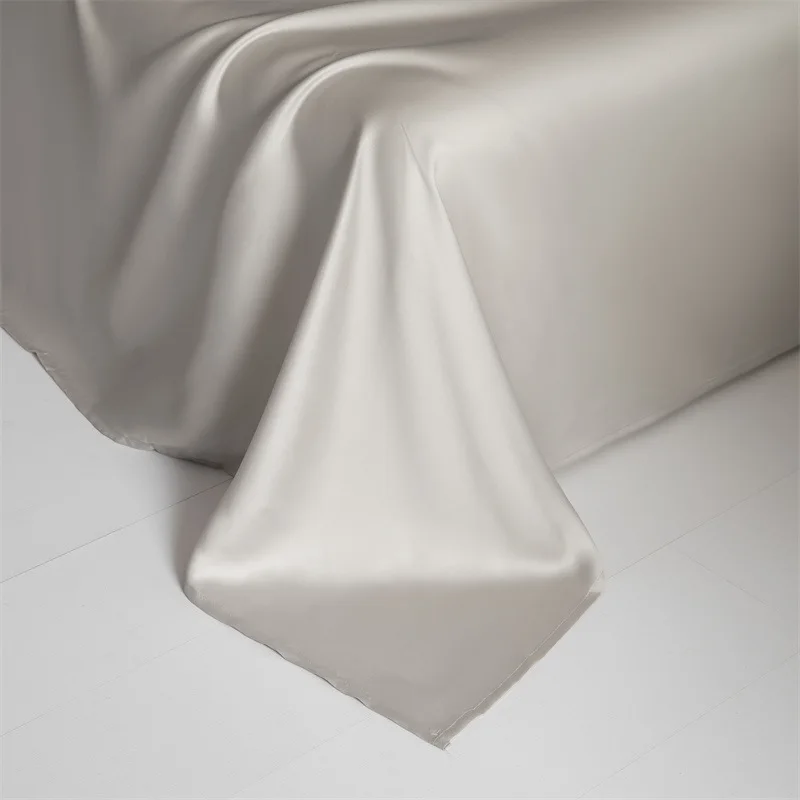 Class A 100 Lenzing Tencel four-piece set of ice silk sheets, summer cool quilt cover, silk smooth sleeping naked bedding