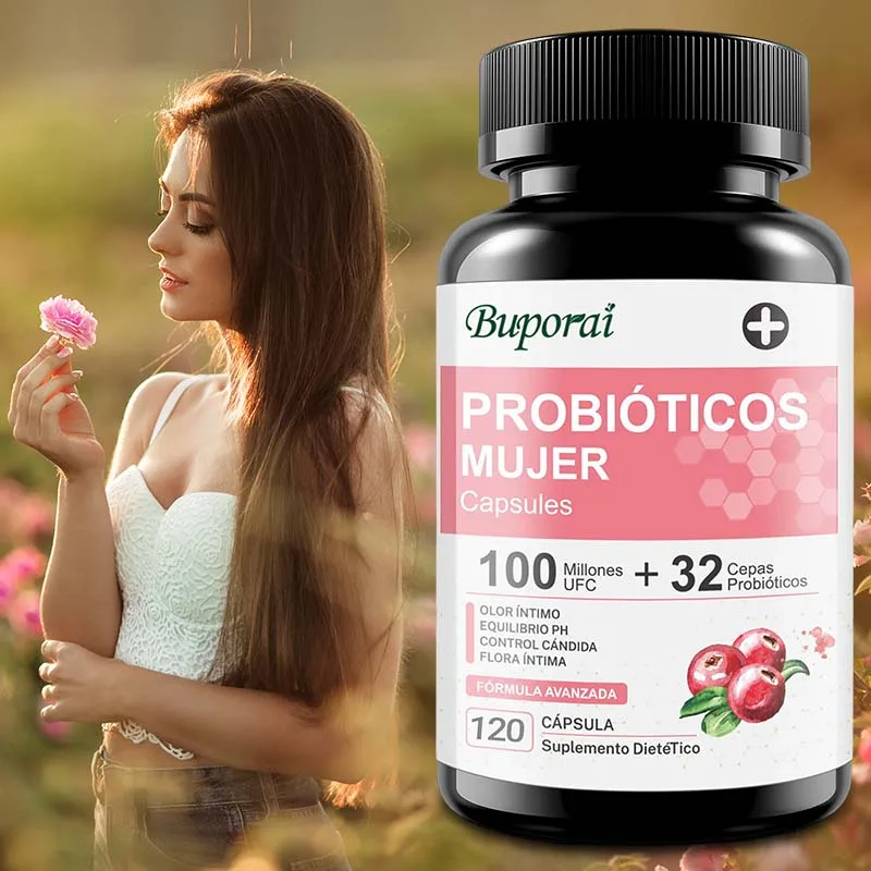PROBIOTICOS MUJER Capsules - Support Digestive Health, Balance The Intestines, Promote Metabolic Health, and Enhance Immunity