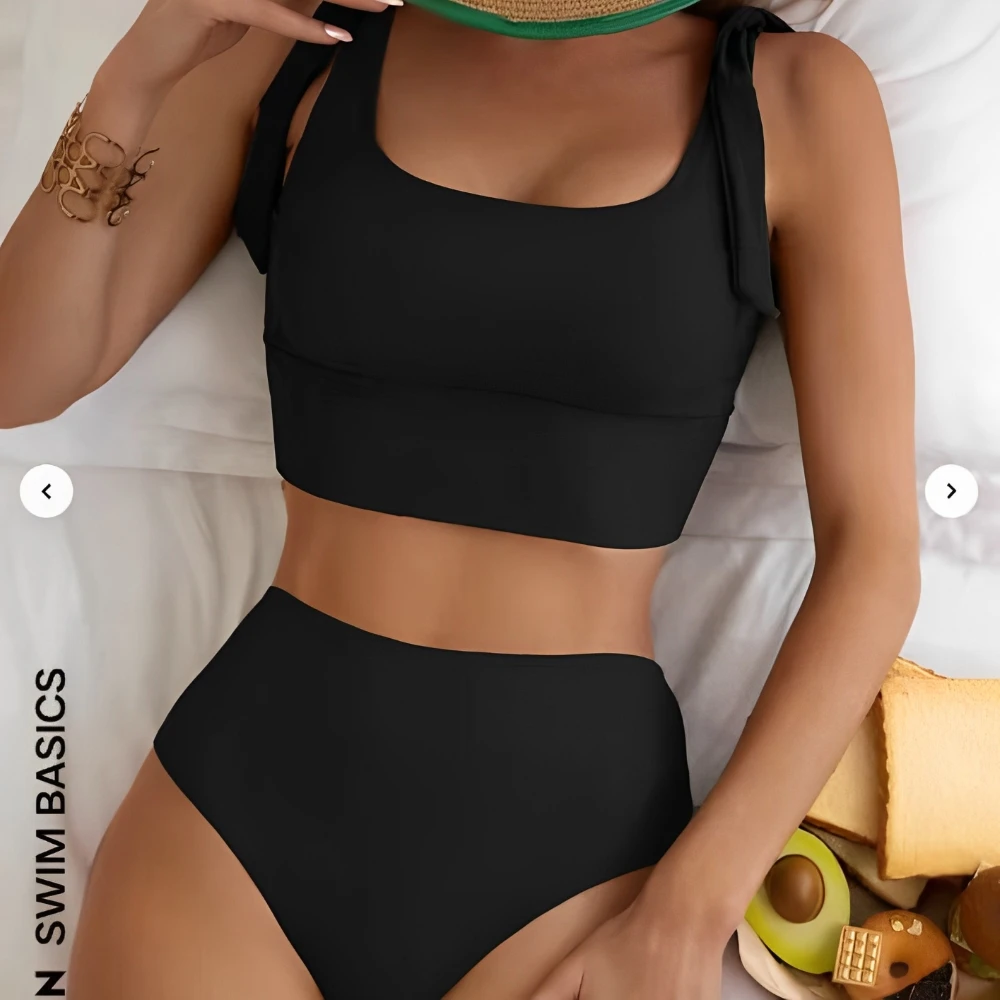 2025, zweiteiliger String-Bikini, aushöhlen, hohe Taille, Bademode, weiblicher Badeanzug, Damen-Badeanzug, Badeanzug, Strandmode, Sommer