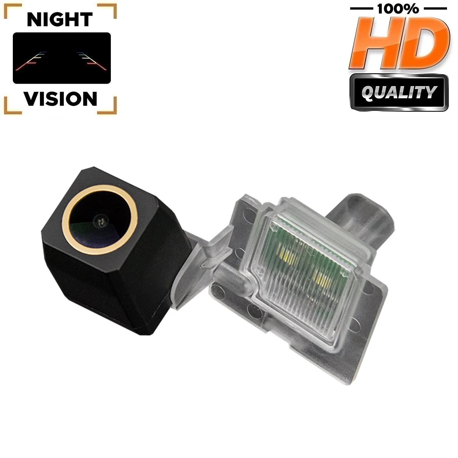 

HD 1280x720p Night Vision Camera Rear View Camera for Mercedes Benz C-Class C200 C180 C300 Coupe ,Reversing Backup Golden Camera