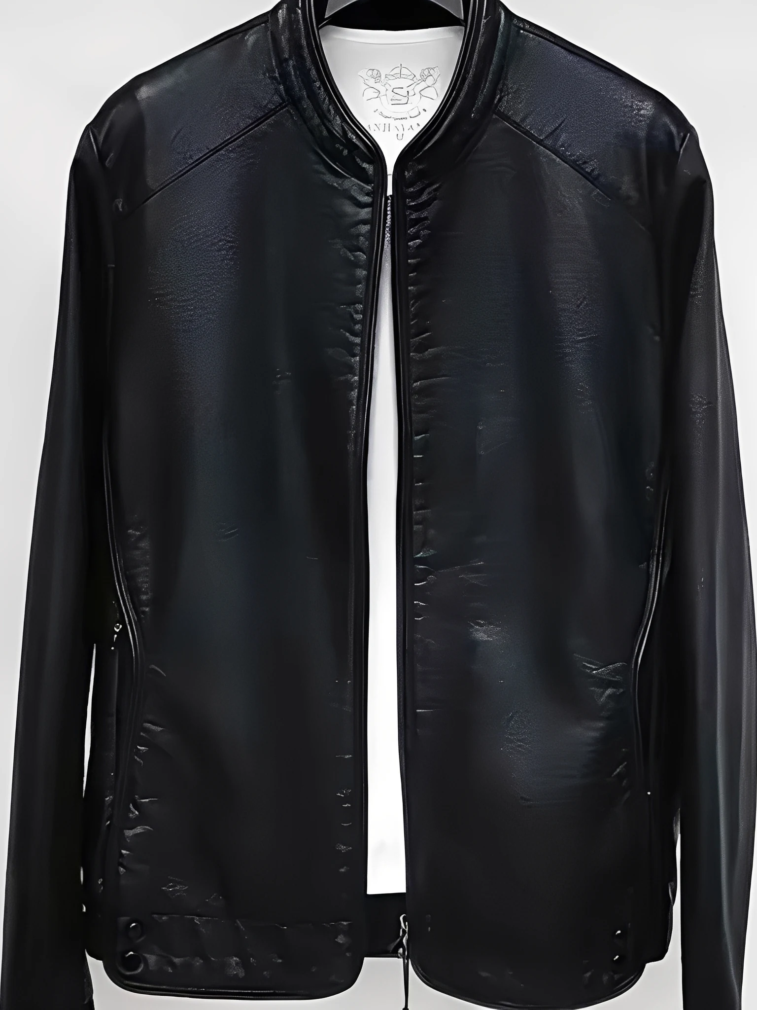 

Men's Slim Fit Comfortable Sli Jaet 2025 Autumn New Faion Trendy Outerwear Simple Design Polyester Fabric Zipper Closure