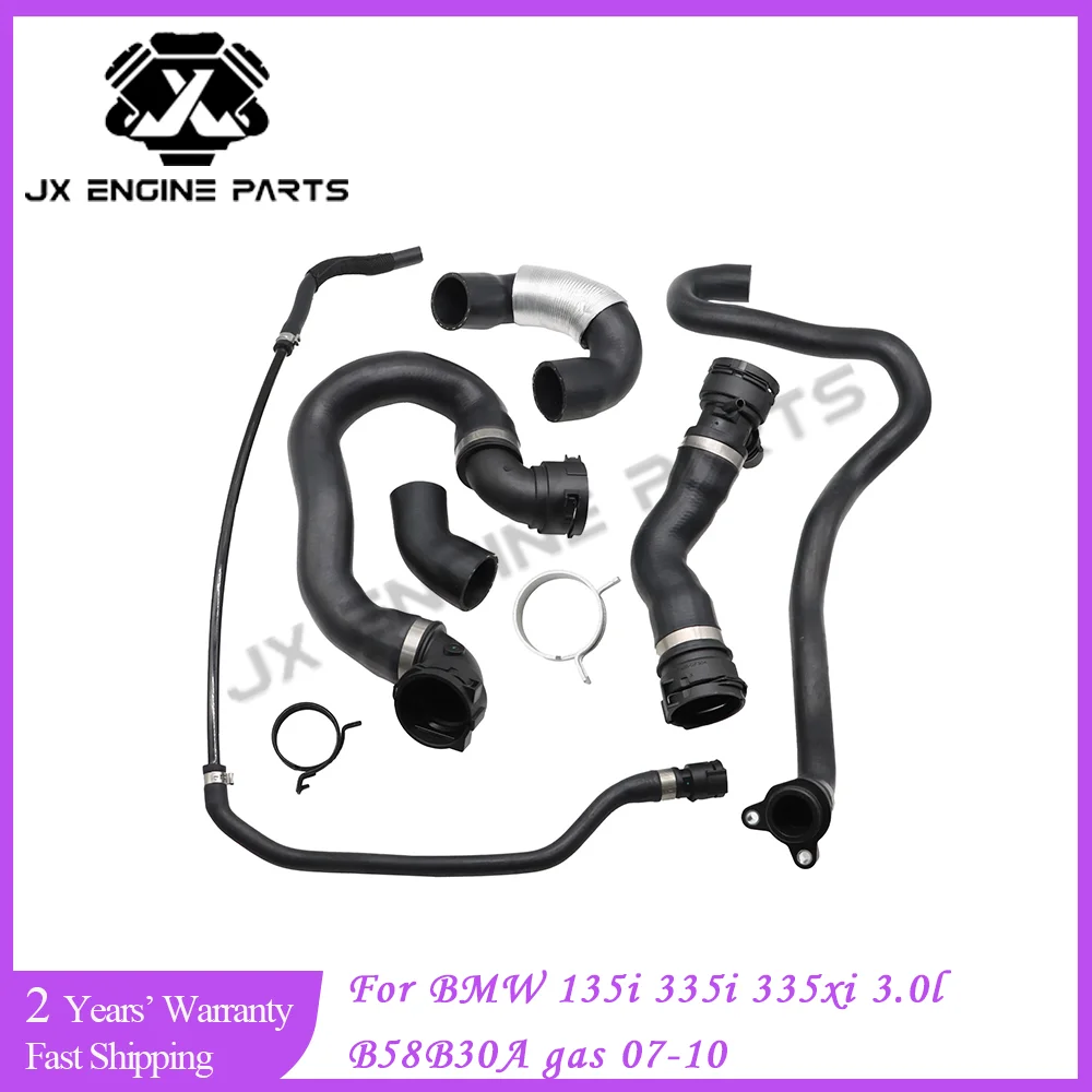 B58B30A Engine Radiator Coolant Water Hose Pipe Kit For BMW 3.0 3.0L 340i 440i 540i 640i 740i X3 M140i M240i X4 M40i L6 B58 B30