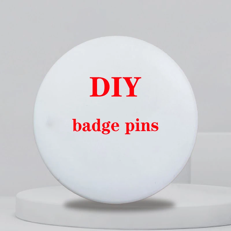 58mm Diy Round Badges,patterns Customization, Logo Pin Company Logo Backpack Collar Badge Customization Photo Pin Customization