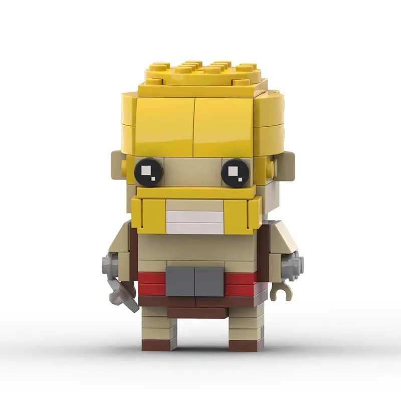 Bricklink MOC Game Royale Wars Action Figures PEKKA Barbarians Hog Rider Brickheadz Sets Building Blocks Kid Toys Christmas Gif