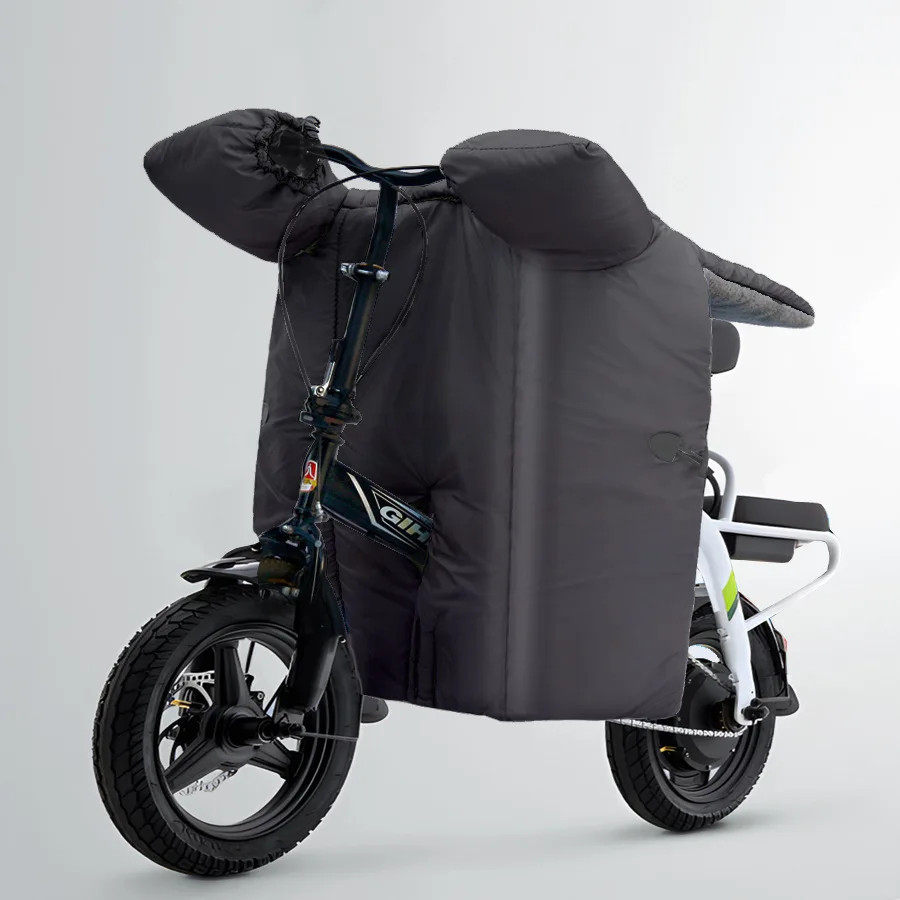

Electric Bicycle Windproof Windshield Quilts Winter Waterproof Solid Colour Thickened Universal Folding Bicycle Warm Quilt