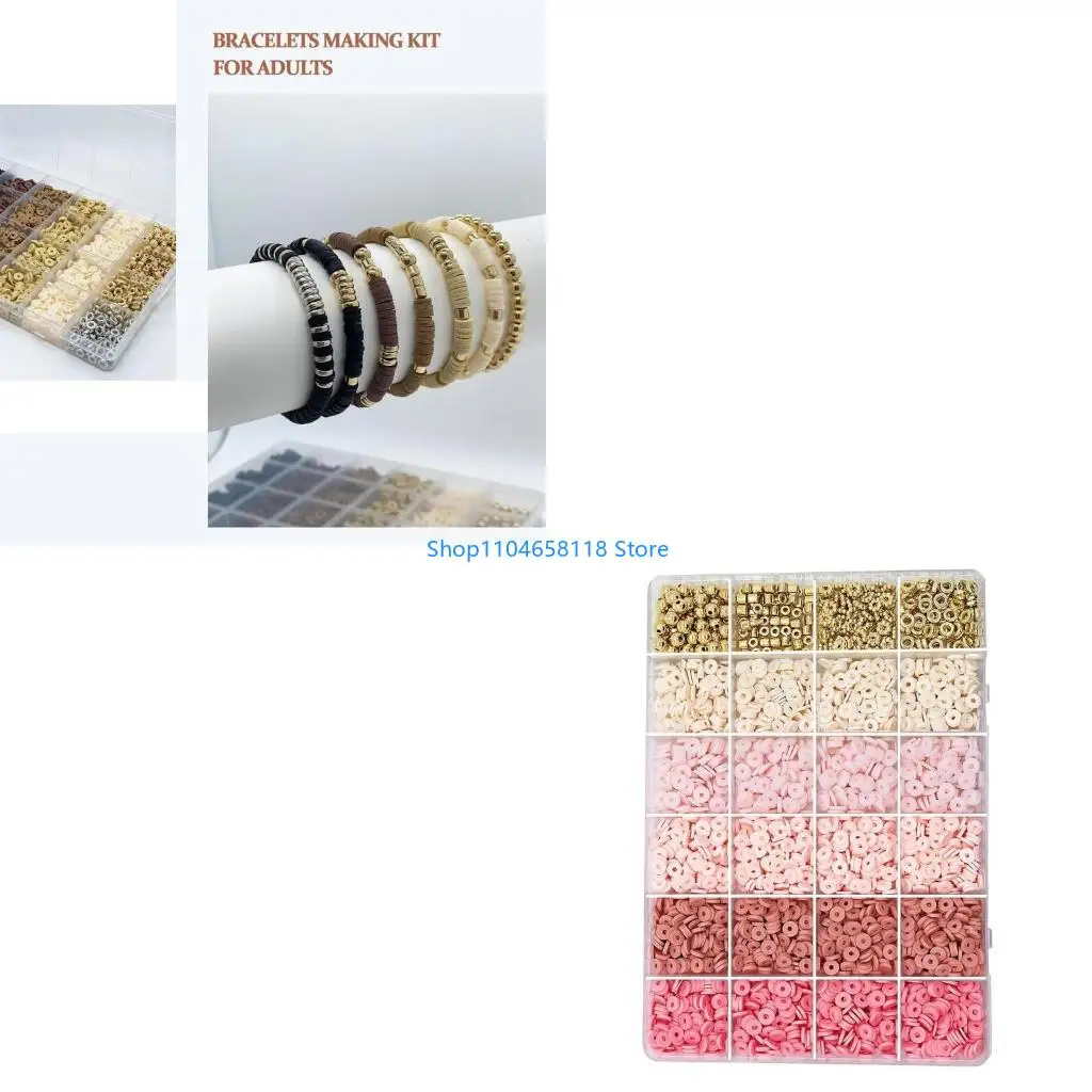 

2820/2780pcs 6 мм глинистые бусины ручной работы.