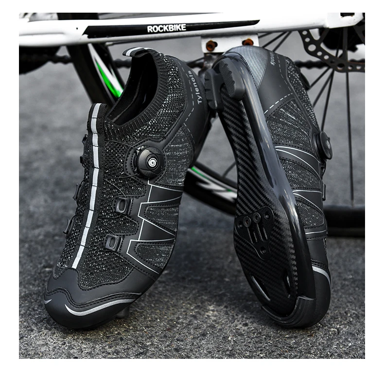 Männer MTB Radfahren Schuhe Atmungsaktive Stollen Rennrad Schuhe Racing Geschwindigkeit Turnschuhe Frauen Mountainbike Schuhe für Shimano SPD SL – Detail 10