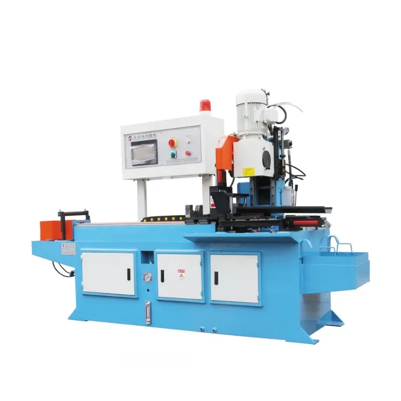 for Circular Cold Saw Pipe Cutting Machine PLC Control Semi Automatic Aluminum Stainless Steel Alloy PVC 50
