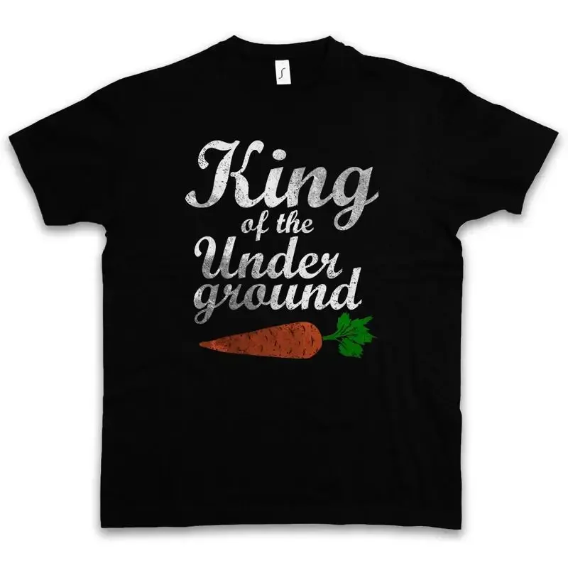 KING OF THE UNDERGROUND T SHIRT Äì Carrot Vegan Vegetarian Vegetables