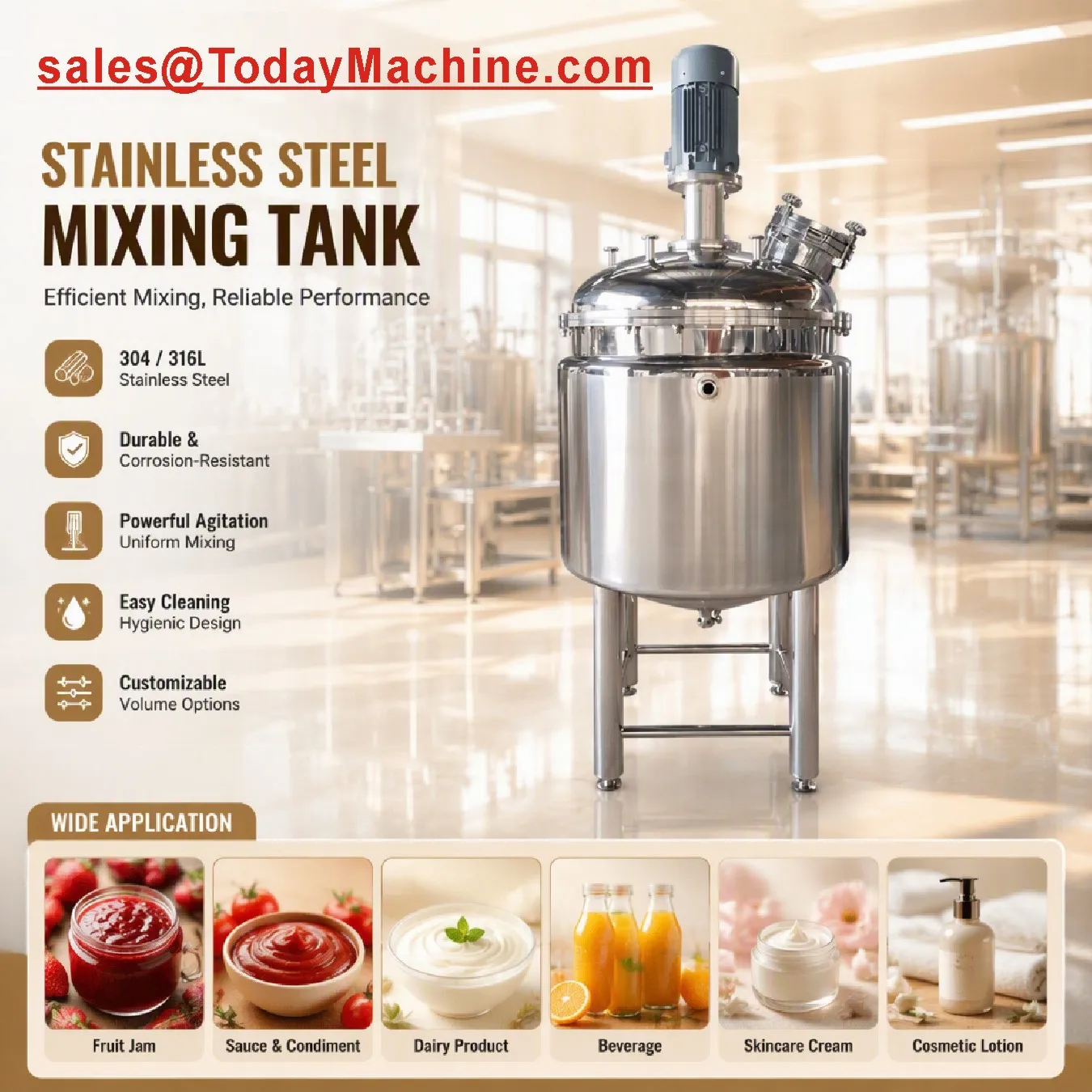 High Viscosity Slurry Mixer Disperser Equipment Nanomaterials Homogenization Stainless Steel Liquid Mixing Tank