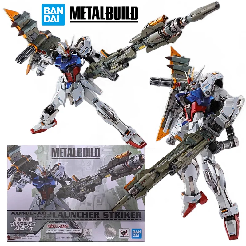 

Bandai Namco Metal Build MB Launcher Striker Gundam Seed MSV Anime Original Action Figure Model Kit Toy Birthday Gift Collection