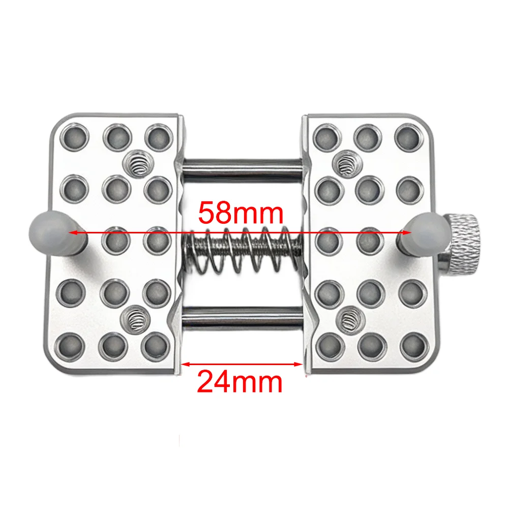 

Watch Repair Vise Jewelry Vise Workbench Use Silver Precise Engineering Table Vise Adjustable Jaws Compact Tabletop