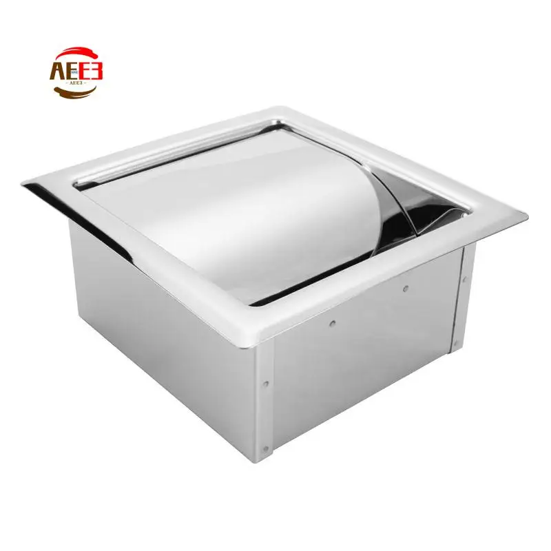 

AEE3-Stainless Steel Recessed Toilet Paper Holder Wall Toilet Paper Holder,Modern Style Toilet Paper Holder,Recessed Tissue Roll