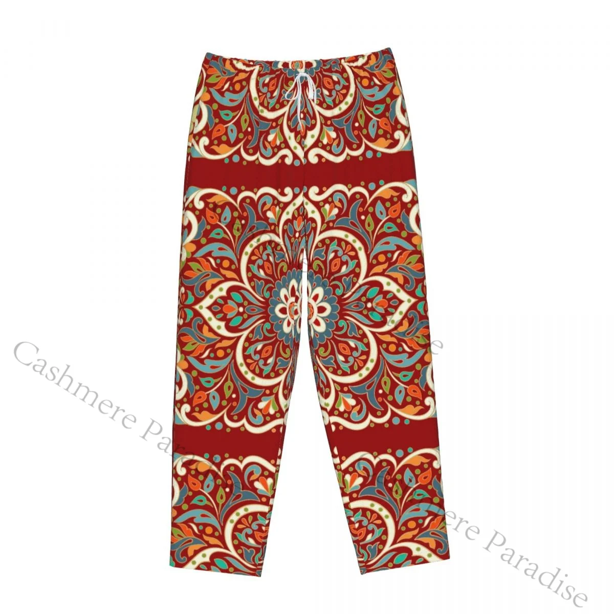 Beautiful Pattern Flannel Pajama Pants for Women Soft Warm Sleep Pants with Elastic Waistband