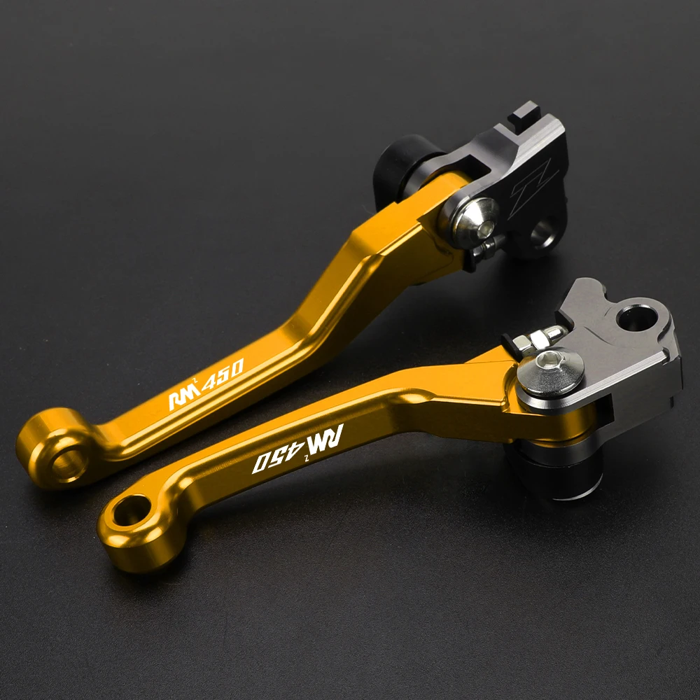 

Motorcycle Accessories Pivot Brake Clutch Levers Dirt Pit Bike Handle For Suzuki RMZ450 RMZ 450 2005-2018 2017 2016 2015 2014
