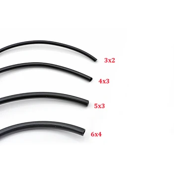 Tubo de tinta UV de 10M, manguera de tubo de tinta negra para impresora Epson Mimaki Mutoh Roland Xuli XP600 DX4 DX5 DX7head, tubo de tinta de una sola línea