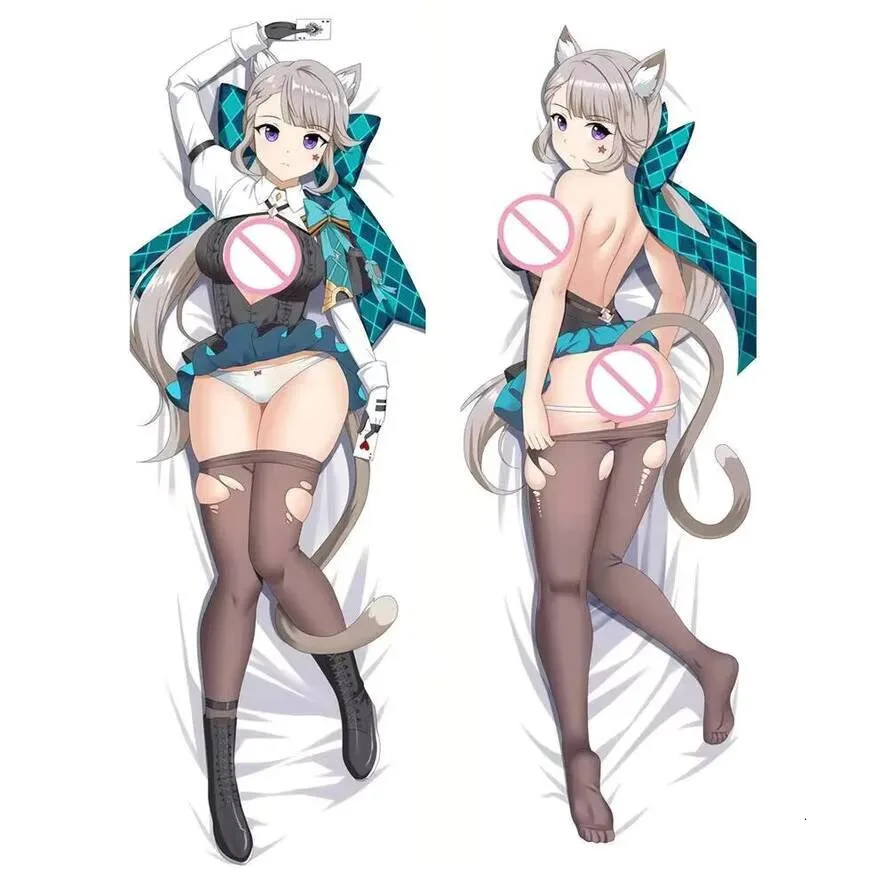 

Impact 2023 Game Genshin Lynette Dakimakura Hing 2 Sides Printed Throw Cushion Body Pillow Case Cover Home Decor