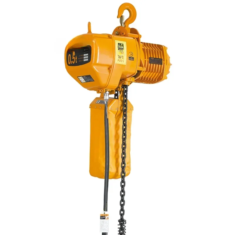 Ring chain electric hoist 0.5 tons 1t2T3t5 freight elevator crane lift chain crane 380V