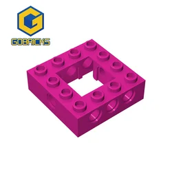 Gobricks 10Pcs MOC Parts 32324 High-Tech Brick 4 x 4 Open Center Compatible Bricks DIY Building Blocks Particle Kid Puzzle Toy