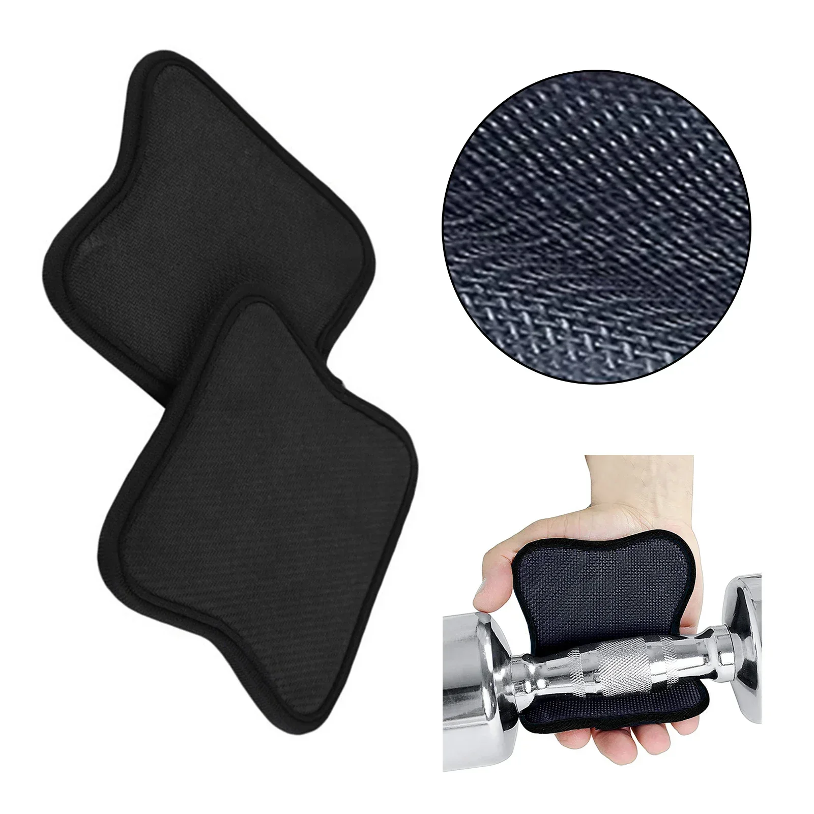 Hand Spacers Grip Pads Mats Non-Slip Palm Polyester Portable Train Aerobics Exercise Heavy Dumbbell Lightweight