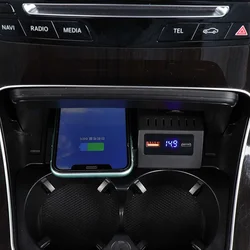 15W Car wireless charger mobile phone charger charging holder for Mercedes Benz W205 AMG C43 C63 C Class GLC X253 GLC43 GLC63