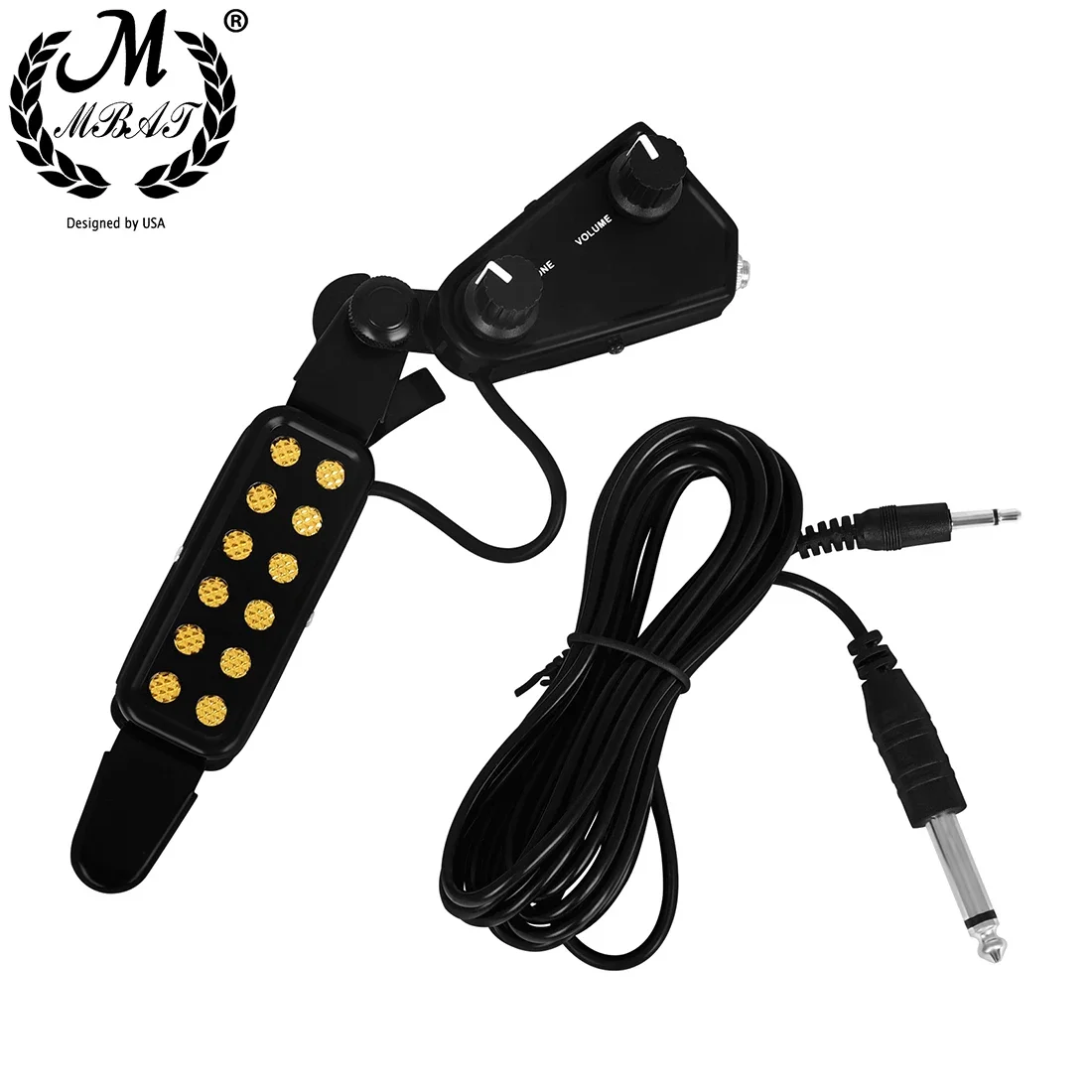 M MBAT Akustische Gitarre Pickup Wandler Verstärker Professionelle Gitarre Pickup Sound Loch Musical Pickup Für Gitarre Zubehör