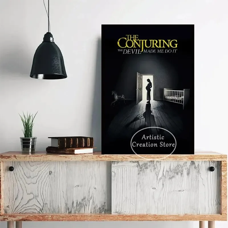 The Conjuring Series Poster Horror Movie Canvas Painting Pictures HD Print Poster for Modern Bedroom Club Wall Art Home Decor