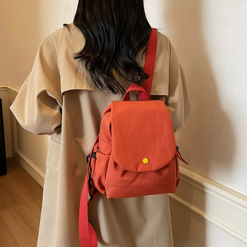 حقيبة ظهر يابانية بسيطة وخفيفة الوزن للنساء حقيبة مدرسية كاجوال جديدة للخريف حقيبة ظهر للسفر حقيبة كتب للطلاب الجامعيين #3