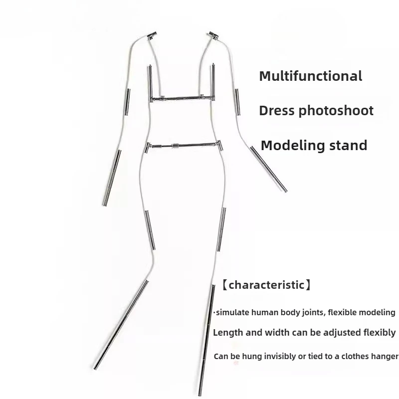 Commercial Garment Display Form Invisible Clothes Hanger for Dress Shooting Mannequin Substitute Clothing Store Clothes Storage