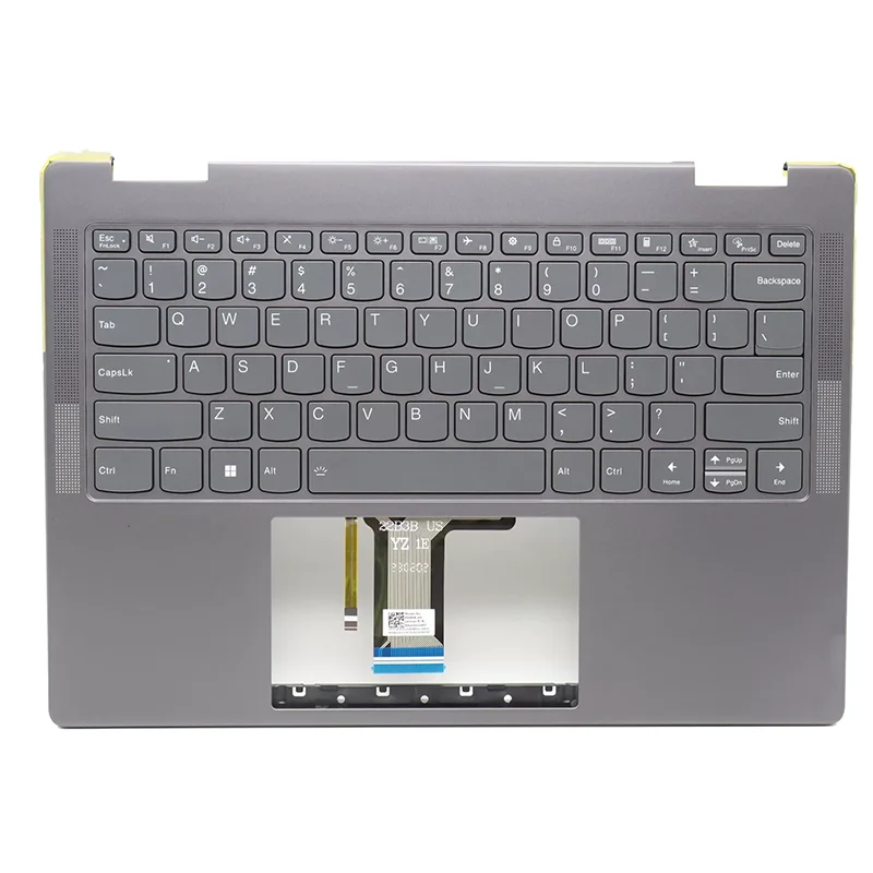 

Palmrest With US Backlight Keyboard For Lenovo THINKPAD Yoga 7 14IRL8 Gray Color