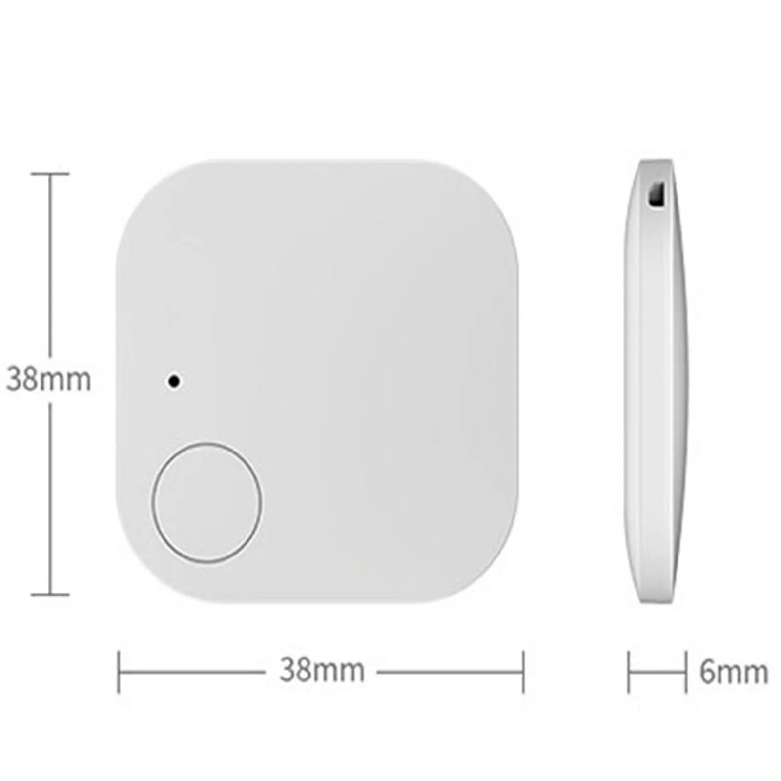 Mini Bluetooth GPS Tracker para Animais de Estimação, Smart Key Finder, Alarme Anti-lost, Sem Fio, Saco de Criança, Carteira, Rastreadores de Atividade Inteligente, Localizador