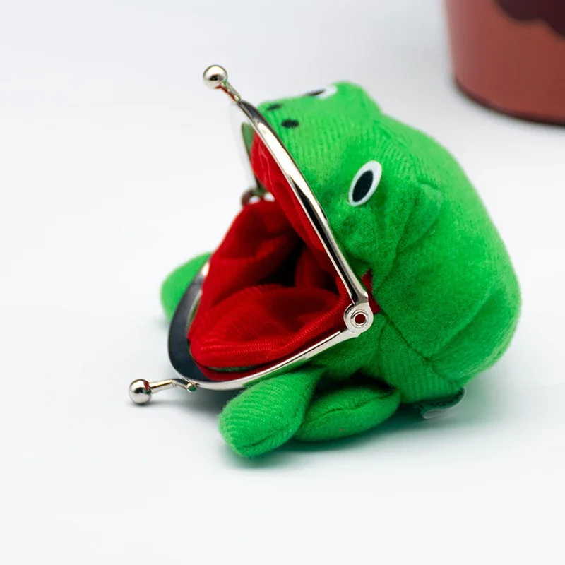 Cartoon Ninja Frog Coin Purse Cute Frog Cosplay Ninja Theme Party Coin Purse Cosplay Prop Accessories Kid Toy Halloween Gifts