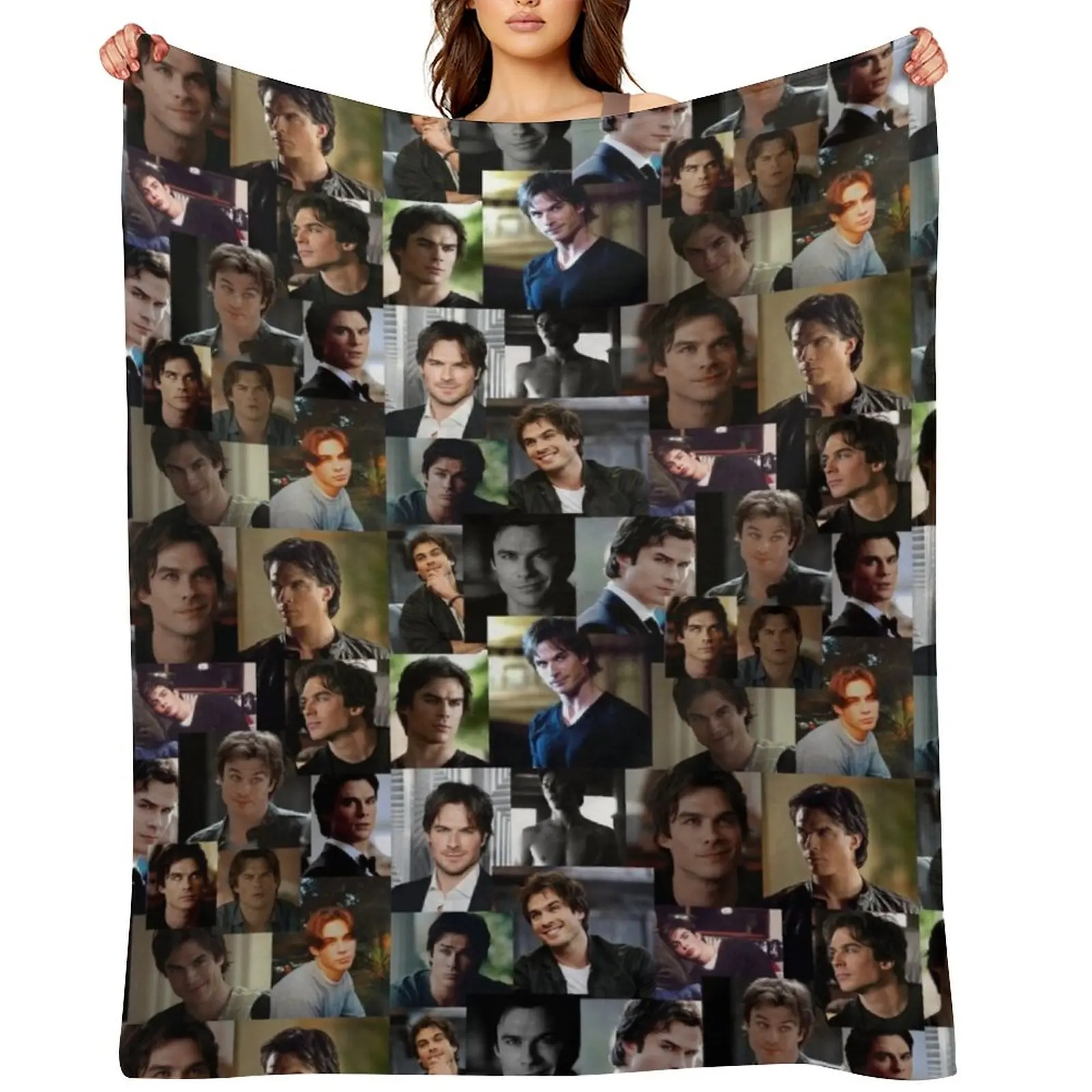 

ian somerhalder Throw Blanket Blankets For Bed Furry Designers For Decorative Sofa Blankets