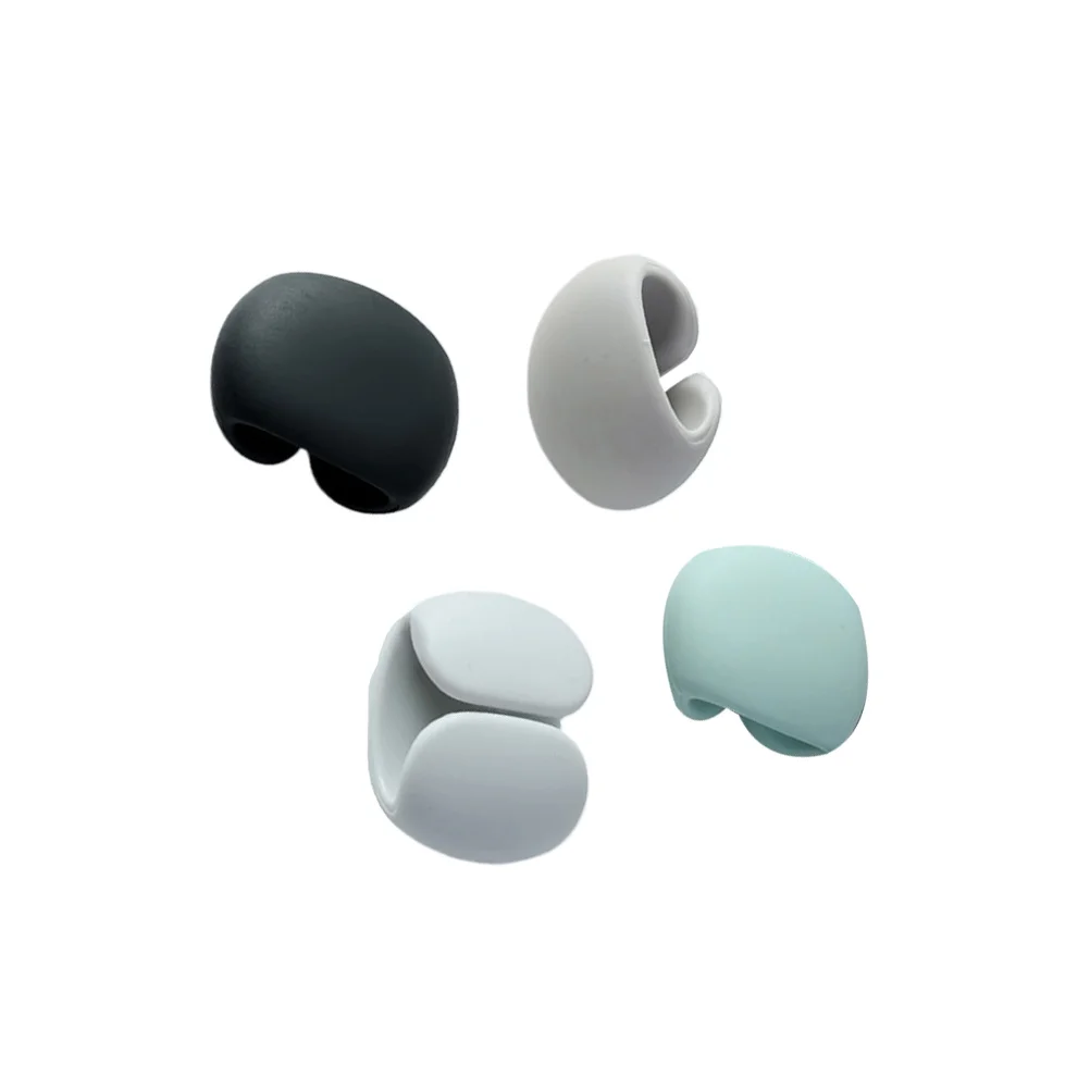 

4pcs Silicone Magnetic Cable Winder Earphone Cord Organizer Data Line Management Clip For Home Office Wire Holder Organizer