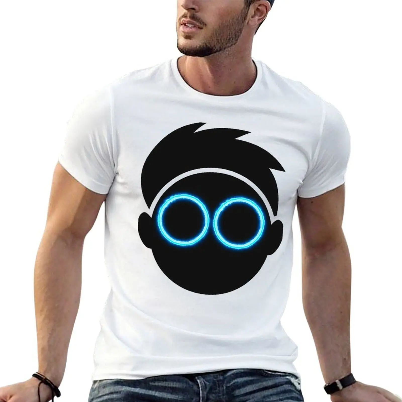 Boy With Cat—boywithuke T-Shirt Daily Wear Plain Short Sleeve Shirt