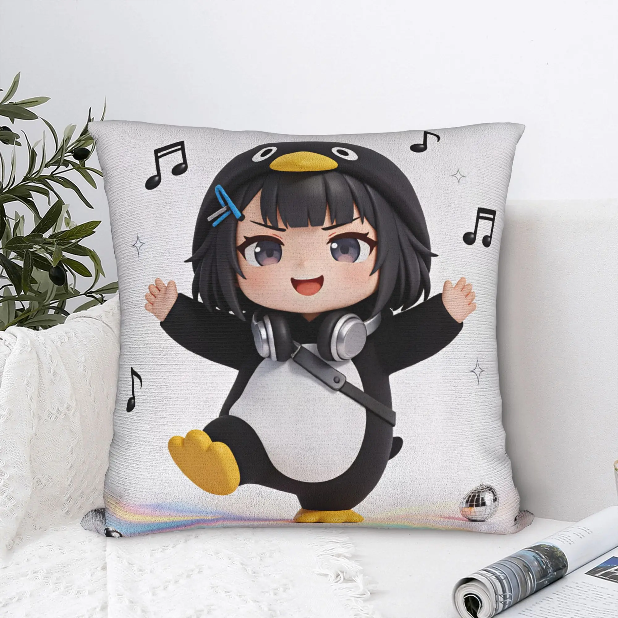 Gugu Gaga Penguin Pillow Case  Design Pillow Cover Kawaii Pillowcases For Sofa Home Decoration