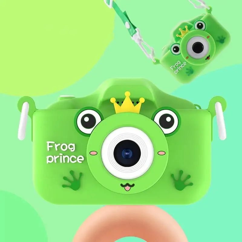 Petit appareil photo numérique à selfie pour enfants, jouet mignon pour prendre des photos, enregistrer des vidéos, 1080P