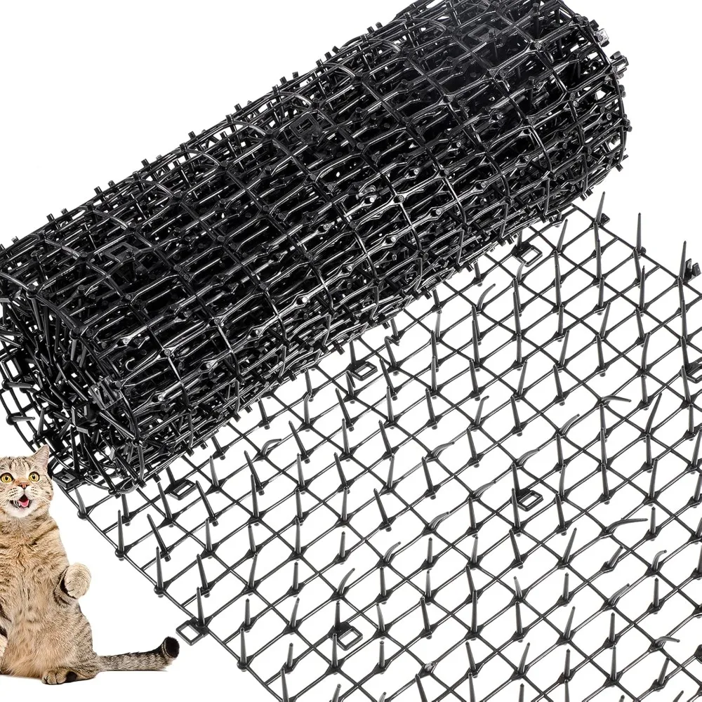 6.5ft Cat Repellent Mat Spikes Deterrent Mat Keep Dog Off Couch for Indoor Outdoor Keep Pet Off Yard Garden, 79 X 12 Inch/1 Roll