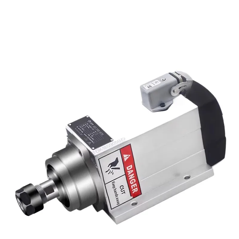 For FQD 1.5/2. 2/3.5/4.5/6 KW Square Air-cooled High-speed Spindle, for Cutting