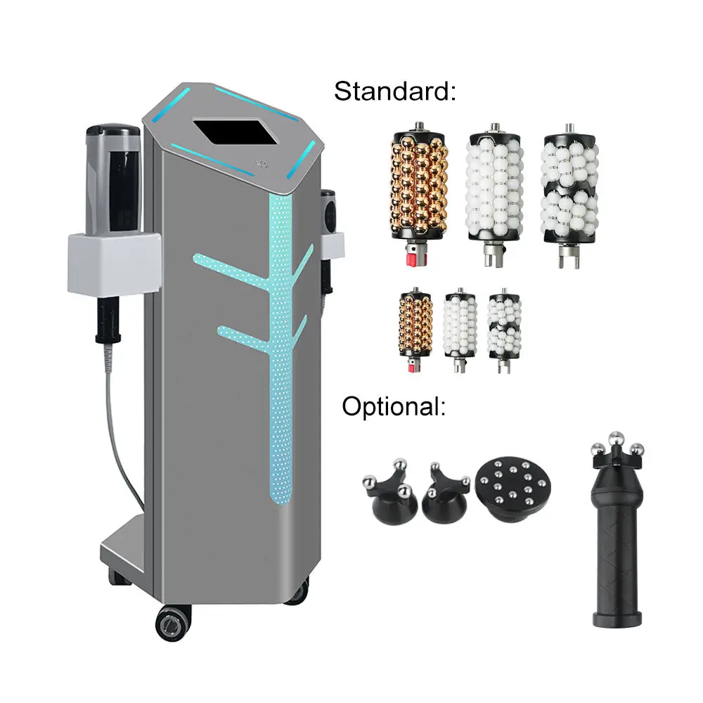 Newest 8D Roller Slimming Machine Cellulite Reduction Anti-Puffiness Lymphatic Drainage Machine Roller for Face and Body 2 in 1