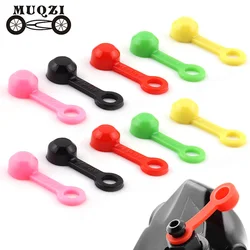 MUQZI 10/30/50pcs Brake Caliper Bleed Caps Bike Hydraulic Brake Caliper Bleeder Nipple Rubber Dust Cover Bicycle Accessories