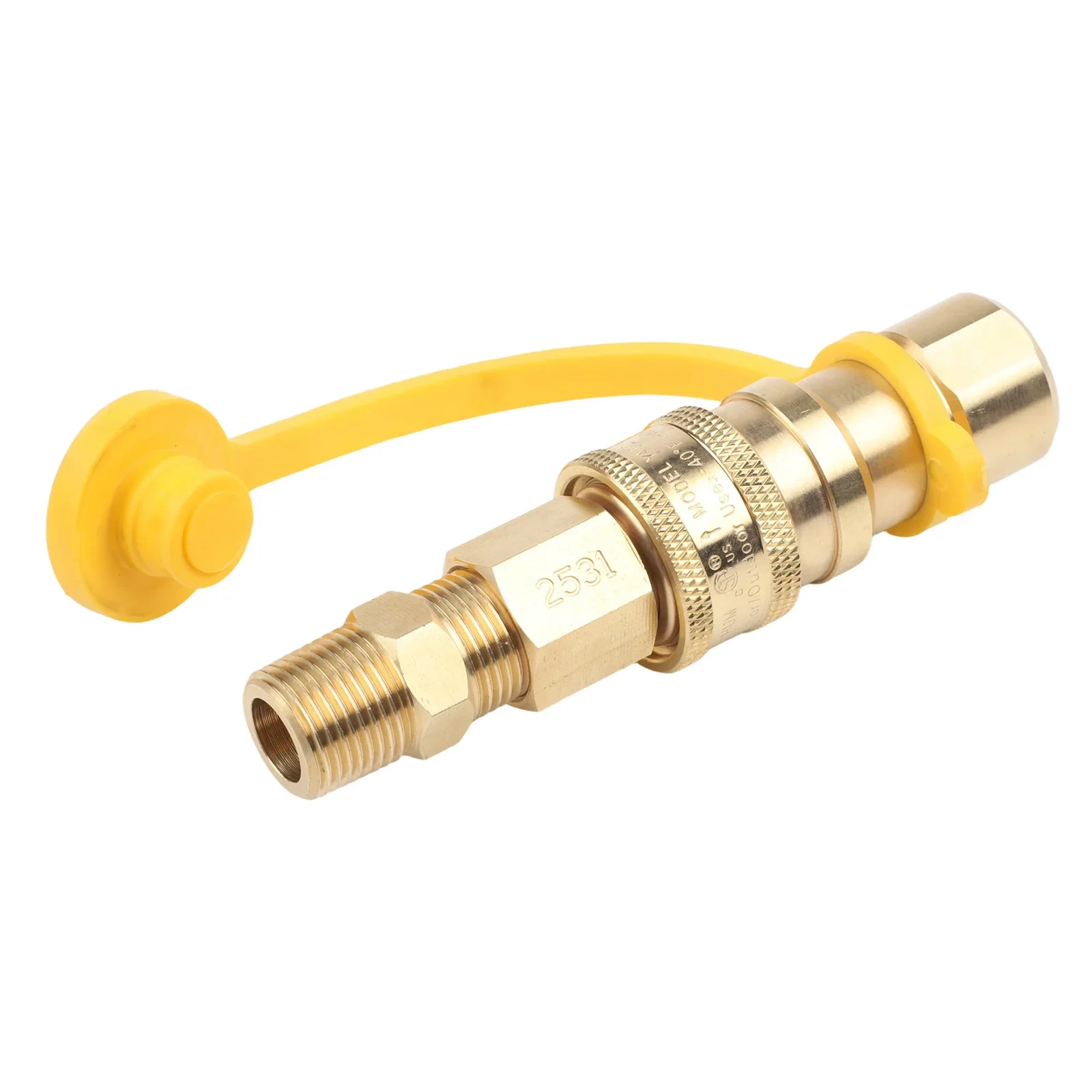 Parts Natural Gas Quick Connector Propane Gas Replacement Solid Brass Suitable For Grilling 3/8 Inch Accessories
