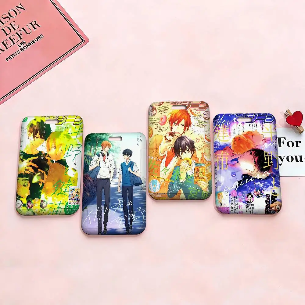 

Sasaki And Miyano Anime 1pc Credit Card Holders Bank Card Neck Strap Card Bus ID Holder Students Identity Badge With Lanyard