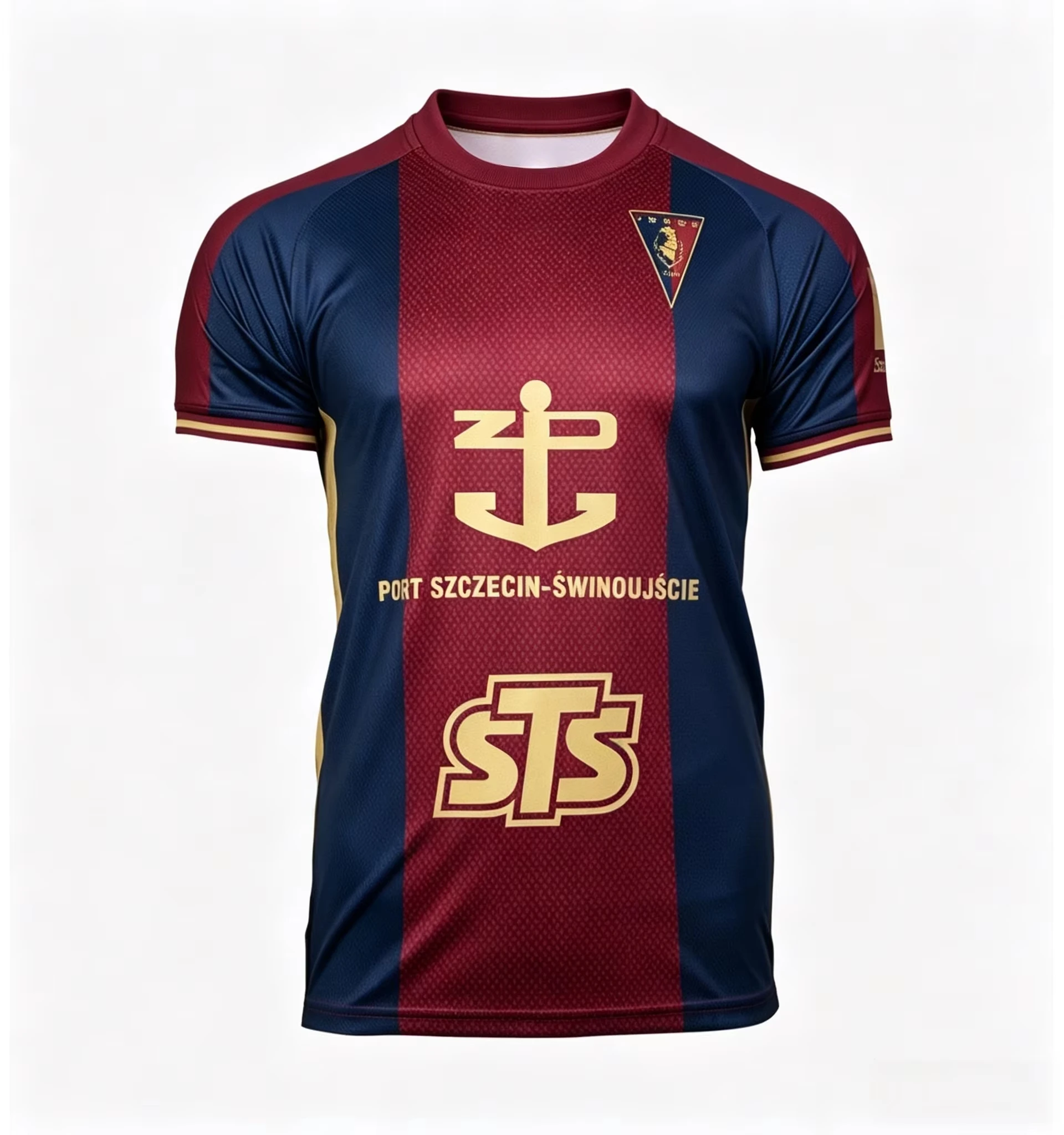 26-27 Pogoń Szczecin Football Jersey Match Training Uniform Poland Summer Sports Men's Women's Breathable  comfortable T-Shirt