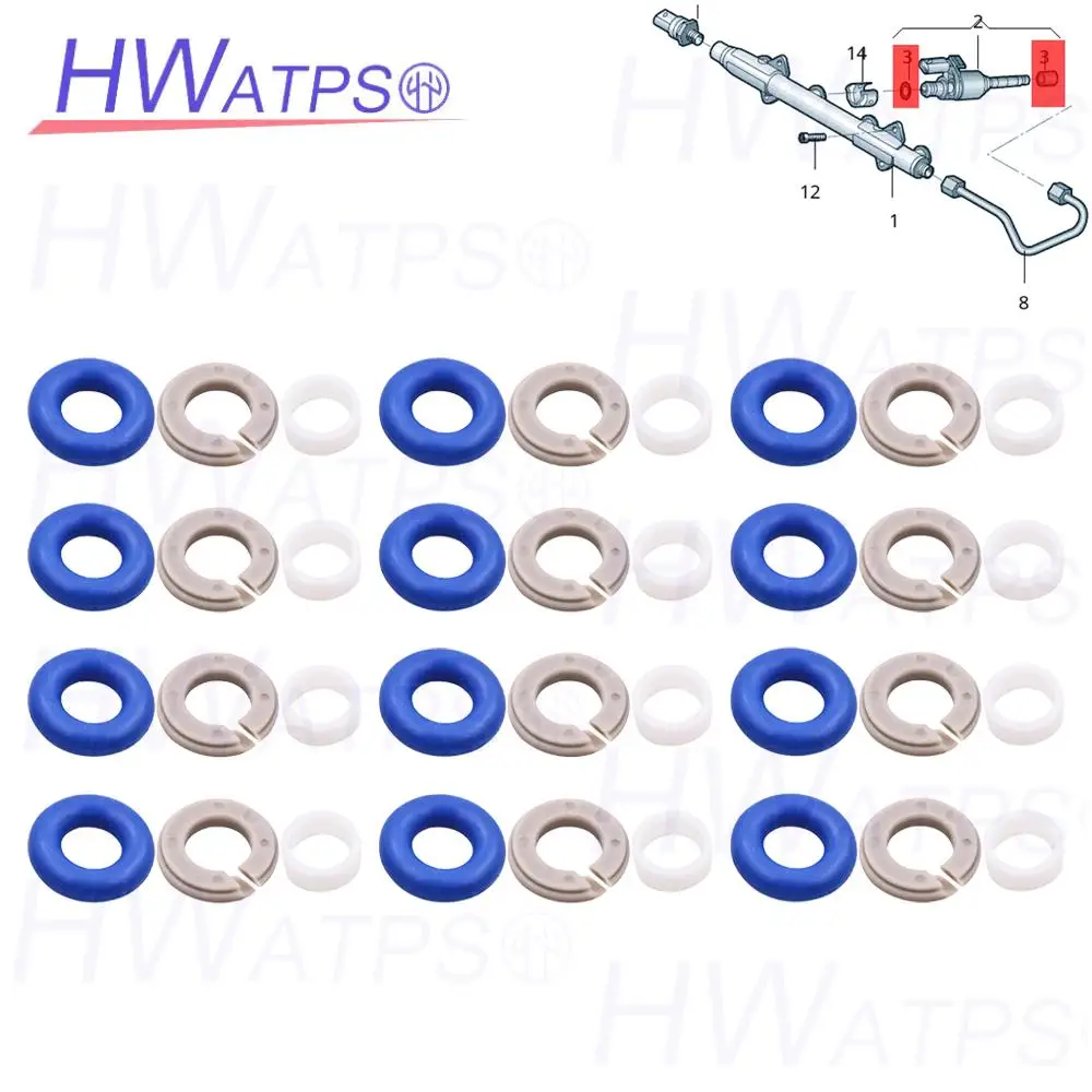 

06M998907 injector seal repair kit For VW Caddy Golf Passat Polo Scirocco Sharan Tiguan Touran Audi A1 Q2 RS5 SEAT Leon Toledo