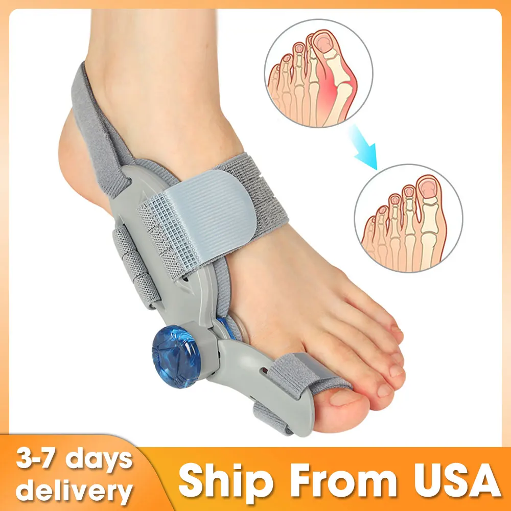 

Bunion Corrector Unisex Adjustable Big Toe Valgus Correct Toe Separator Tool Left Right Feet Straightener Orthopedic Foot Thumb