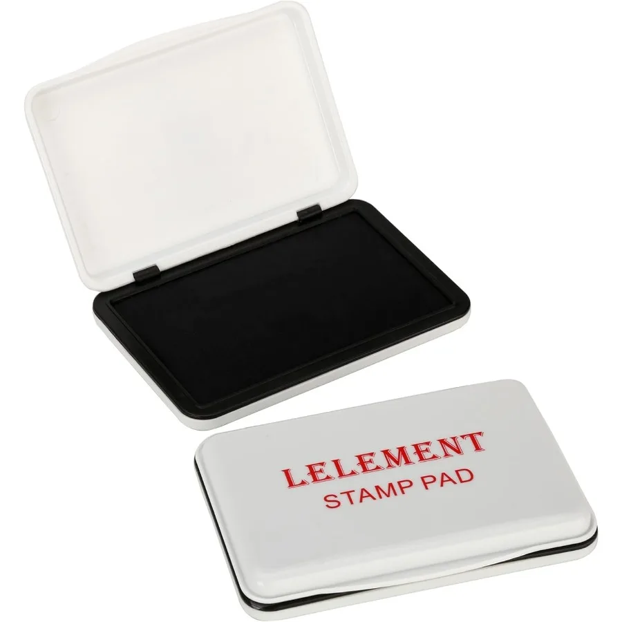 Poduszki z tuszem do stempli Czarny tusz Poduszka do stempli Gumowe stemple Poduszka z tuszem Wysokiej jakości filcowy podkład do stempli Poduszki do stempli Mały rozmiar