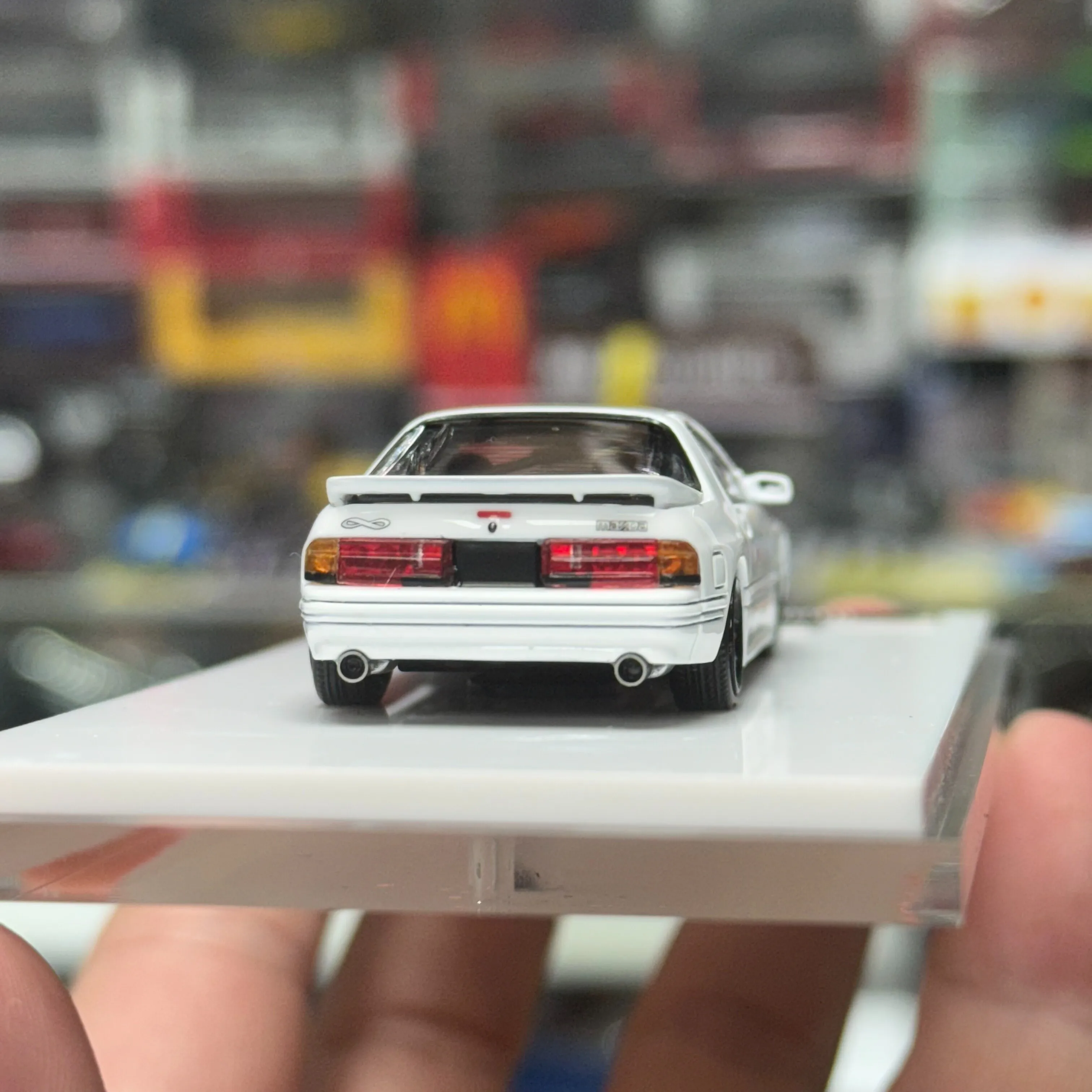 ATS Mazda RX7 FC3S Alloy Pop-up Headlights 1:64 Hi Detail Hi Precision Simulatio Diecast Alloy Collectibl Car Model Perfect Gift