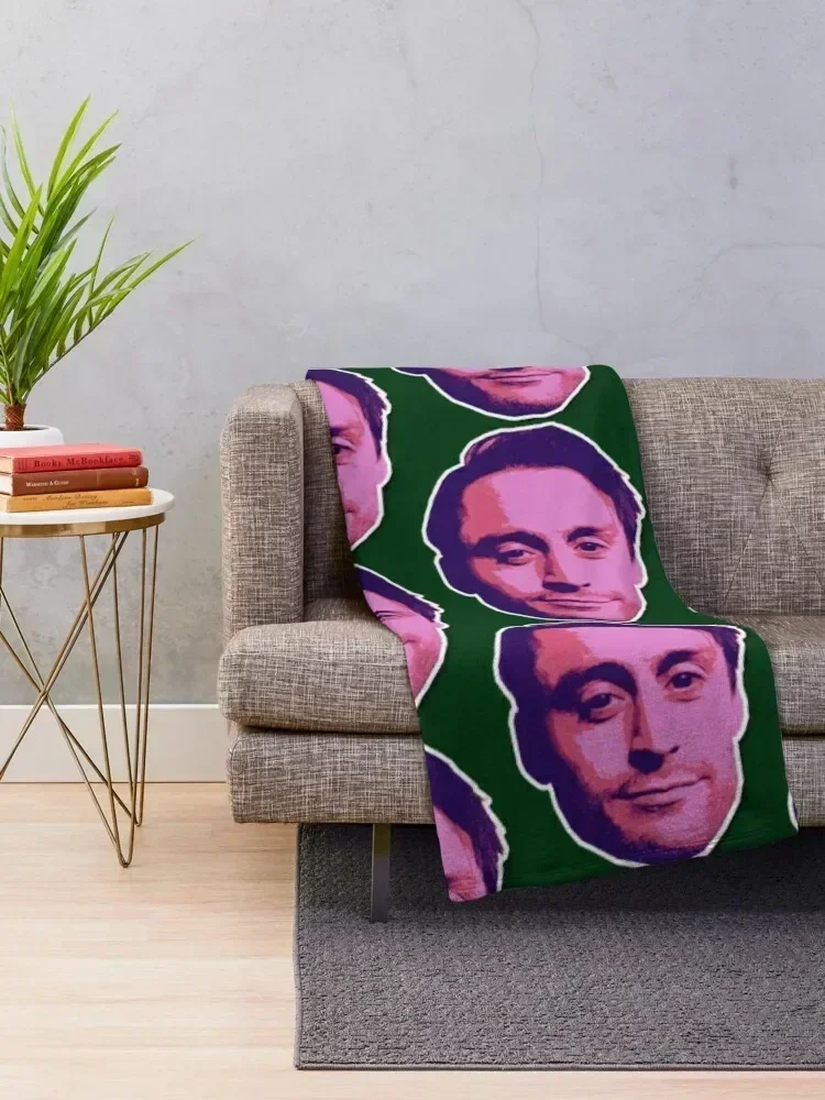 roman roy, kieran culkin Throw Blanket For Sofa Thin Sofas funny gift Blankets