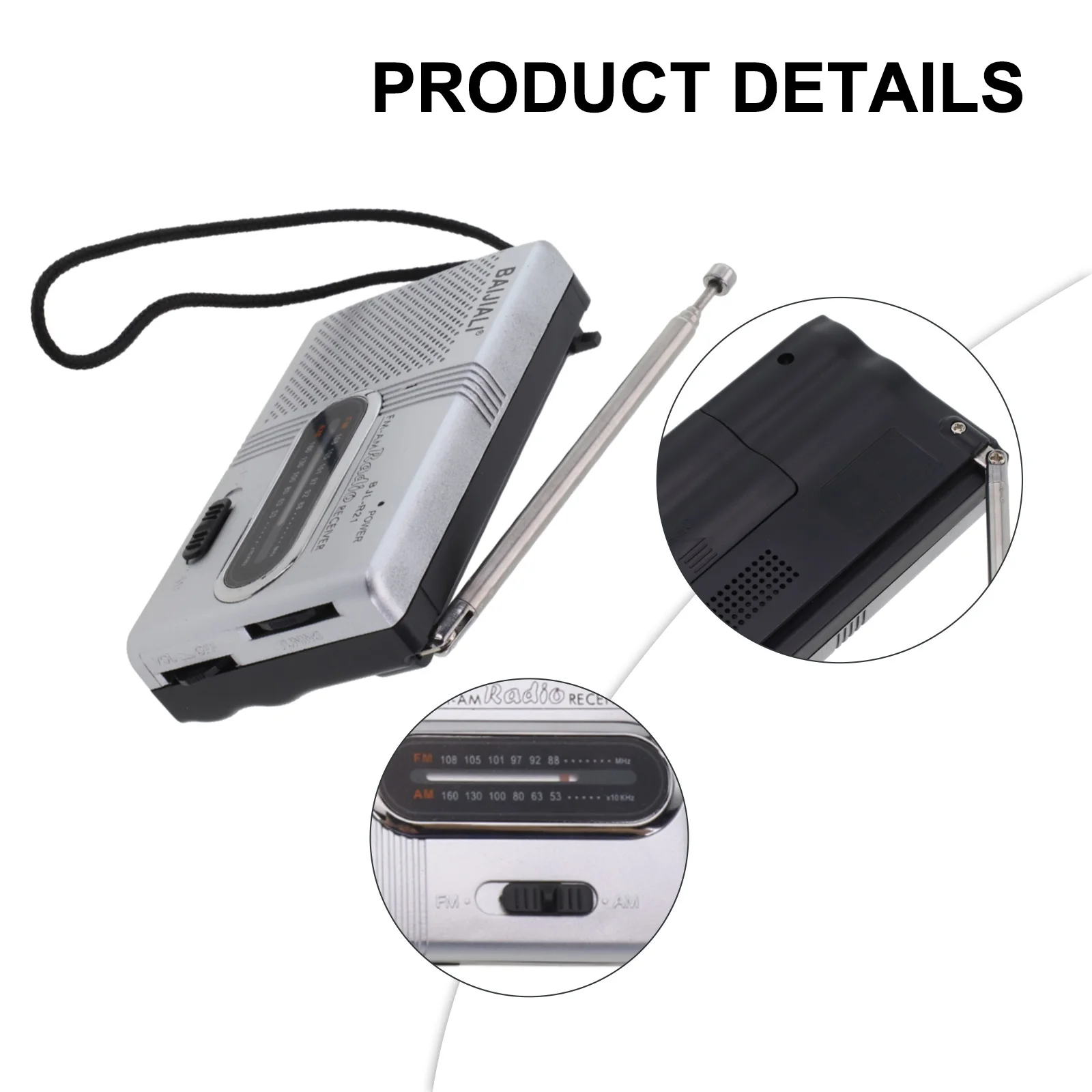Mini Radio Am Fm Ba…